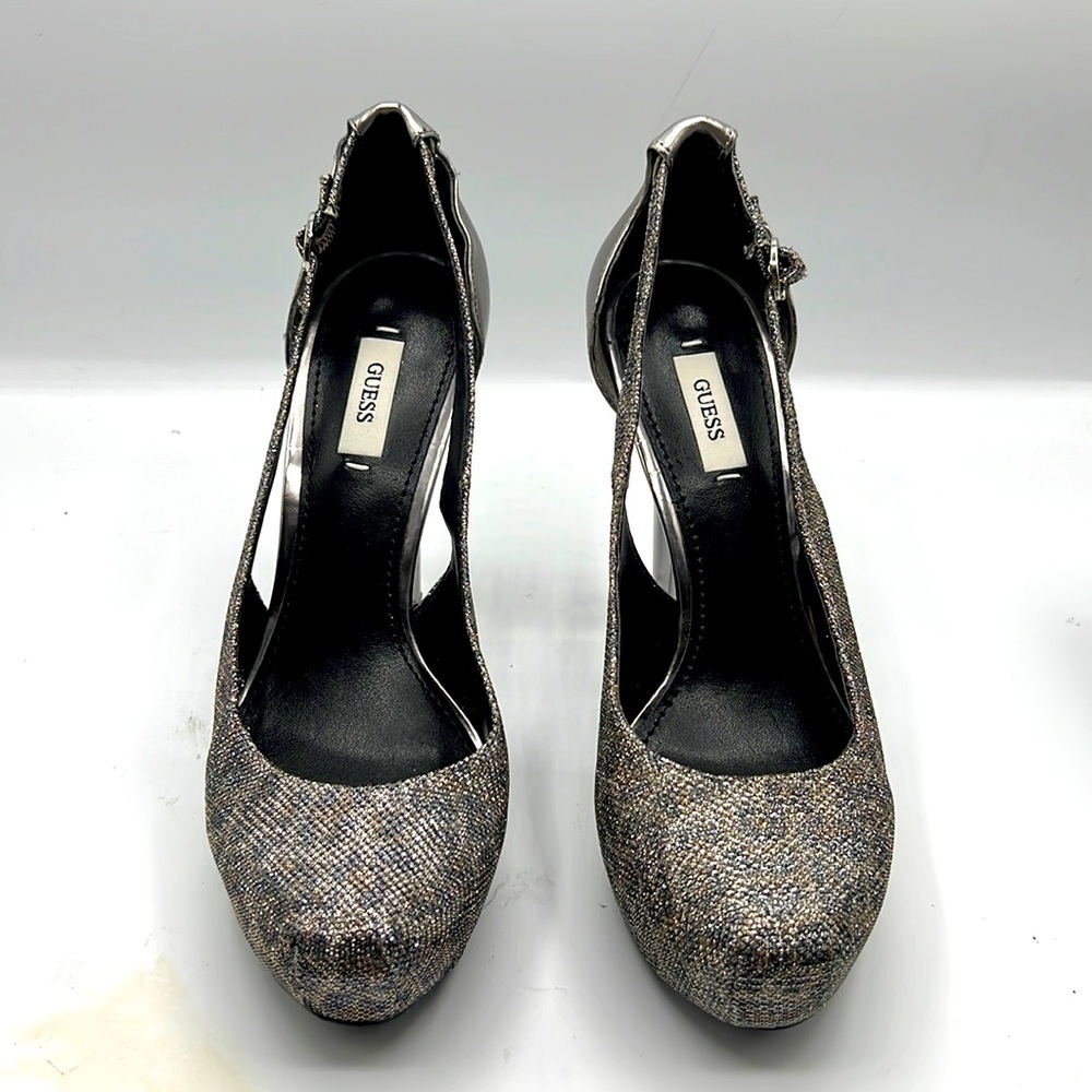 Guess high heeled sandals size 8B